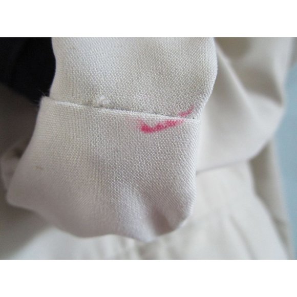 Brooks Brothers Cream Rain Coat Zip Wool Lining Hidden Button Ladies Sz 2 GUC - Picture 5 of 16